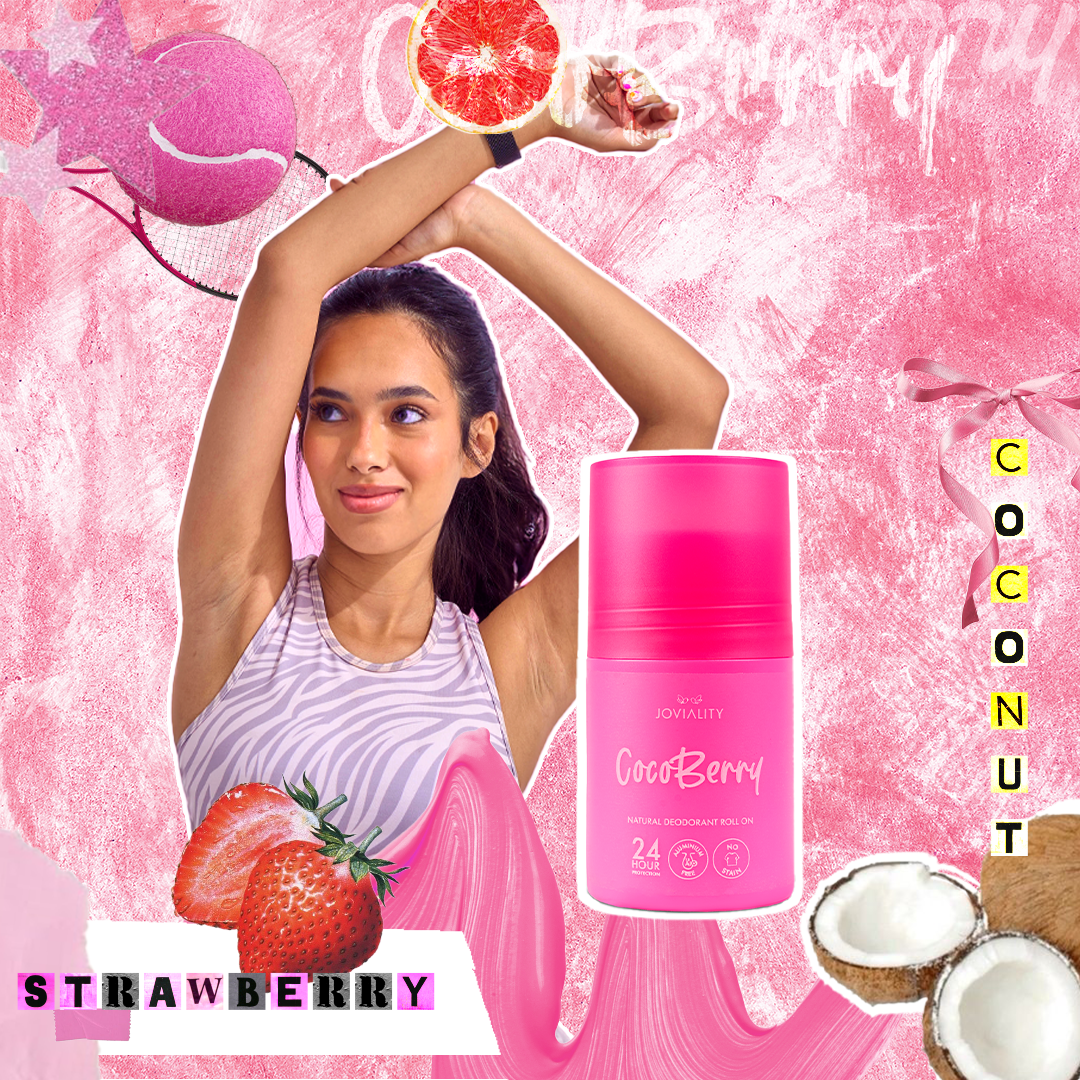 Natural Roll On Deodorant - CocoBerry - Joviality-eg