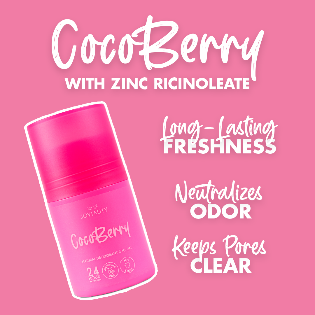 Natural Roll On Deodorant - CocoBerry - Joviality-eg