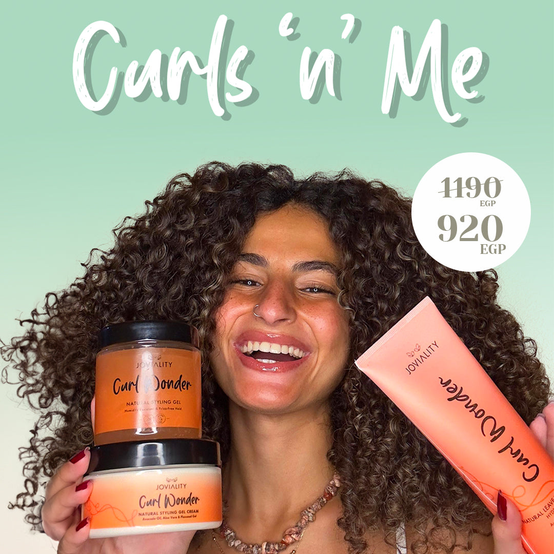 Curls 'N' Me(Curl Wonder Leave-in Conditioner+Styling Gel+Styling Cream ) - Joviality-eg