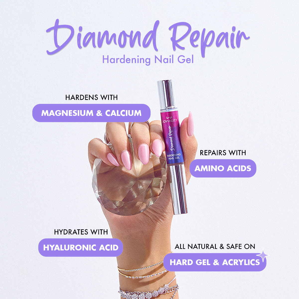 Diamond Repair - Hardening Nail Gel - Joviality-eg