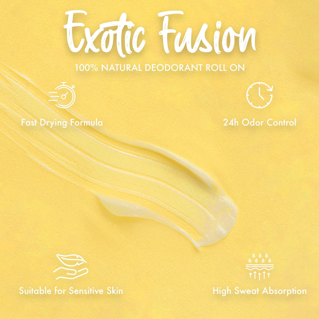 Natural Roll On Deodorant - Exotic Fusion - Joviality-eg