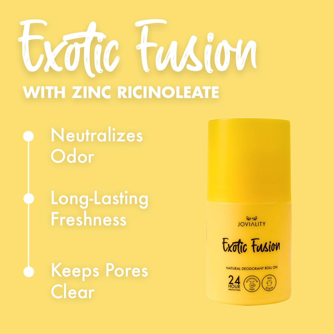 Natural Roll On Deodorant - Exotic Fusion - Joviality-eg