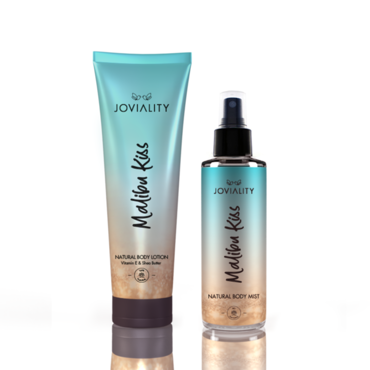malibu kiss, natural ingredients, 100% natural, joviality egypt, international, body lotion, fresh scent