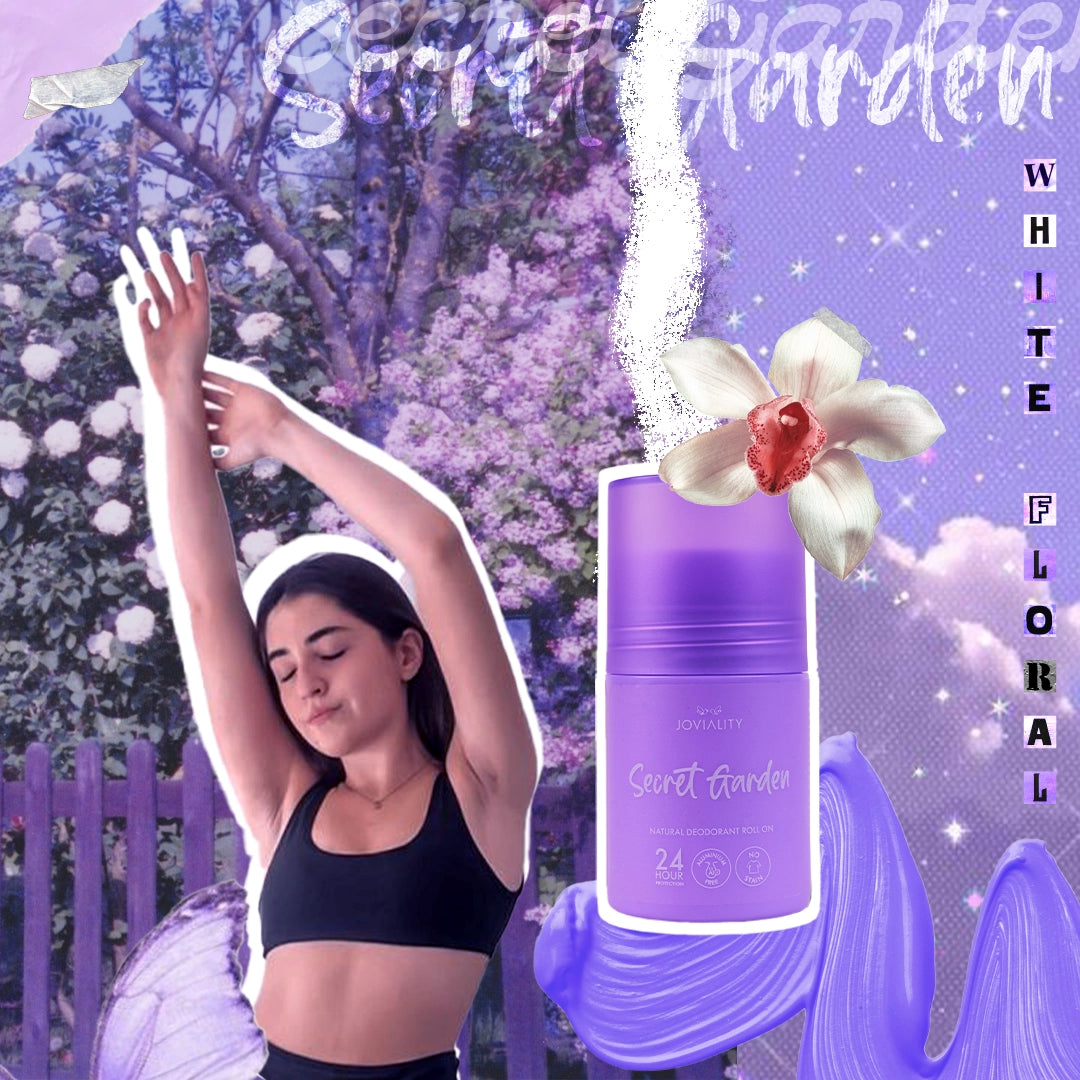 Natural Roll on Deodorant- Secret Garden - Joviality-eg