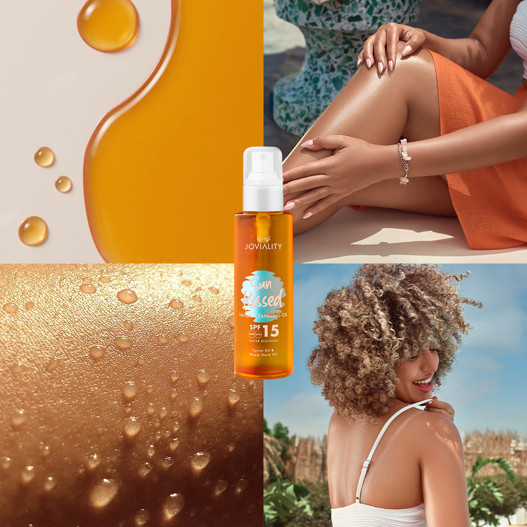 SunKissed - Natural Tanning Oil SPF15 - Joviality-eg