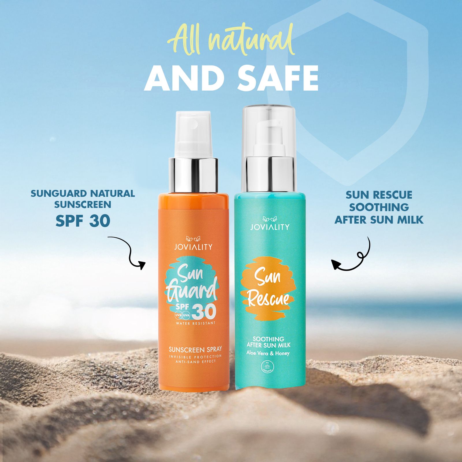 Protection Duo (Sunguard Sunscreen SPF30 + Sun Rescue After Sun) - Joviality-eg