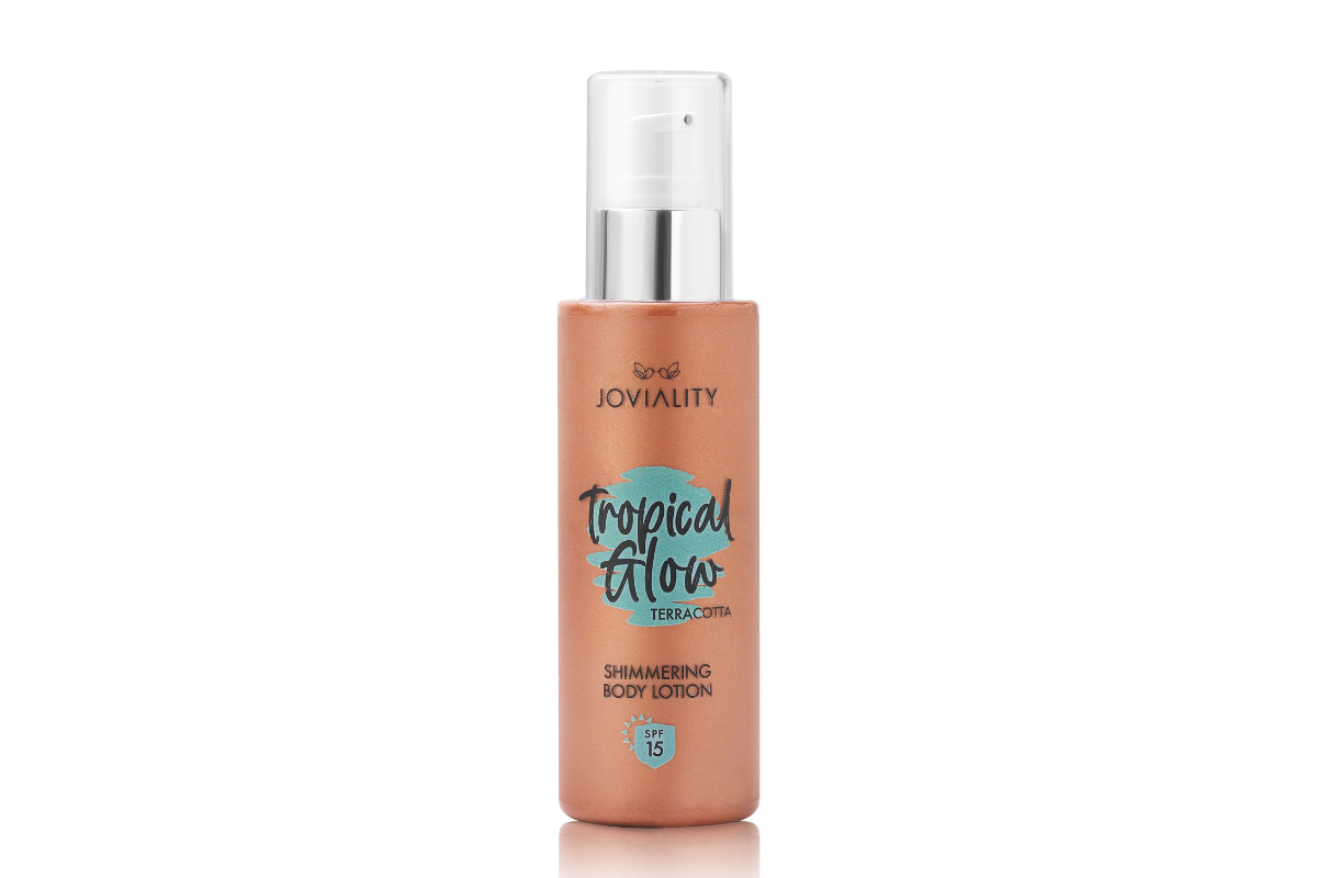 Tropical Glow Shimmering Lotion SPF 15- TERRACOTTA - Joviality-eg