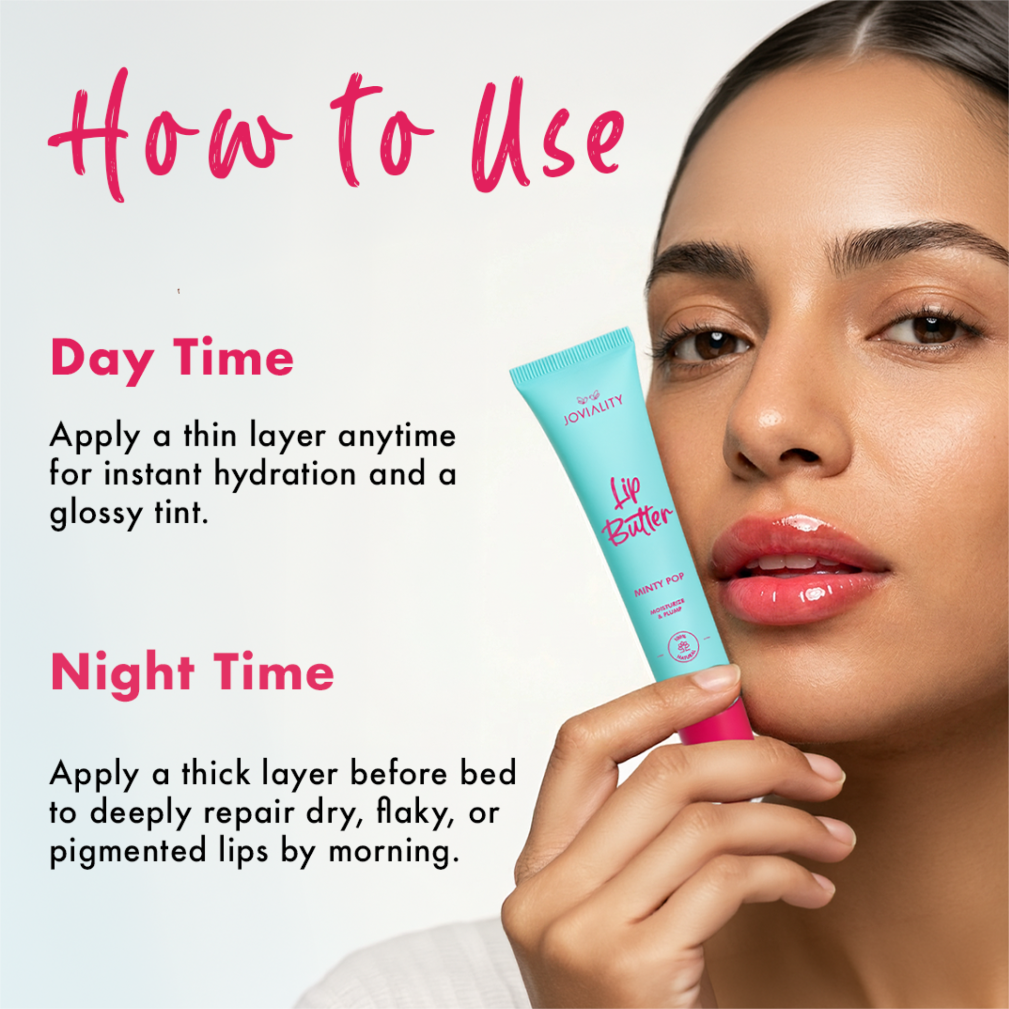 Minty Pop- Natural Lip Butter - Joviality-eg
