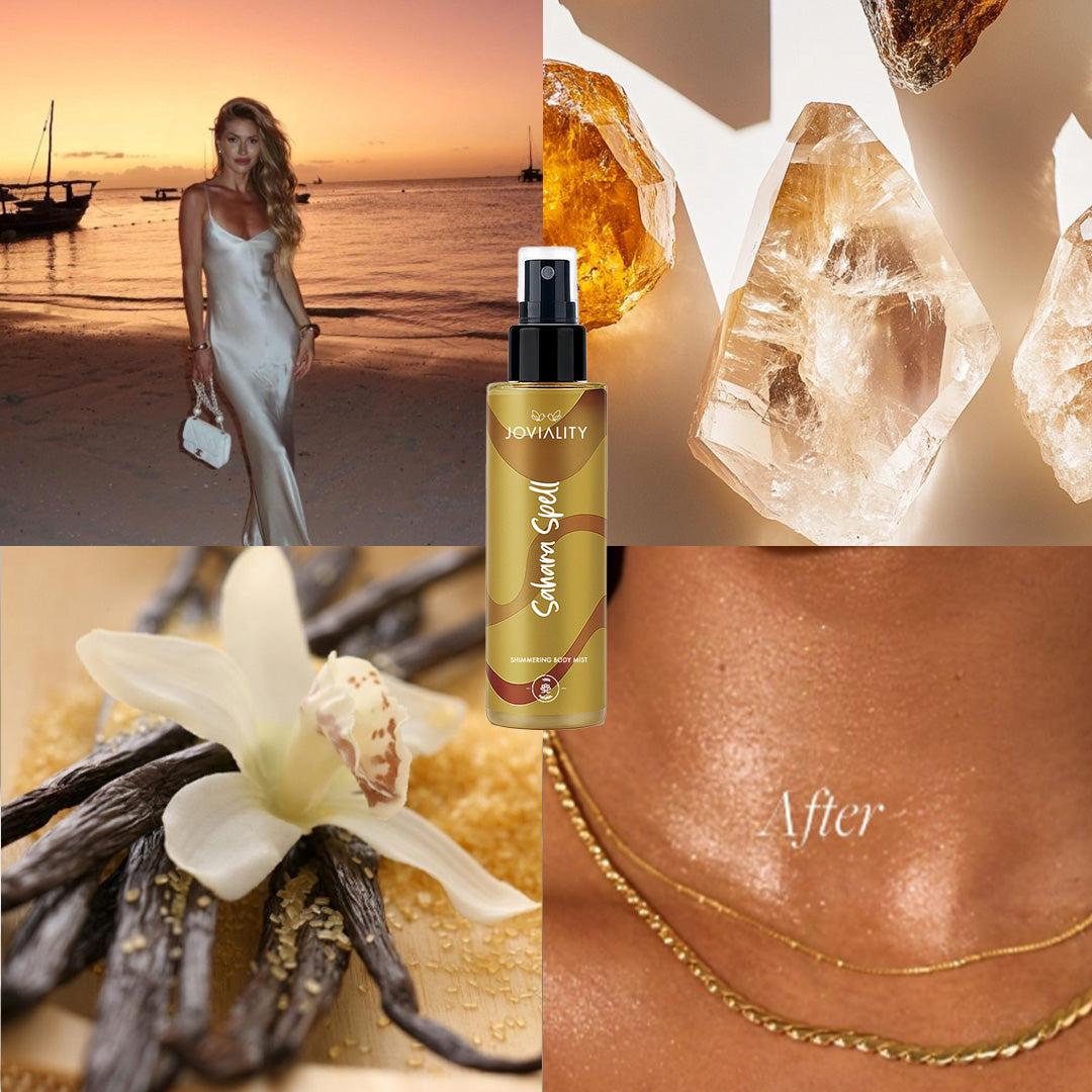 Natural Shimmering Body Mist- Sahara Spell - Joviality-eg
