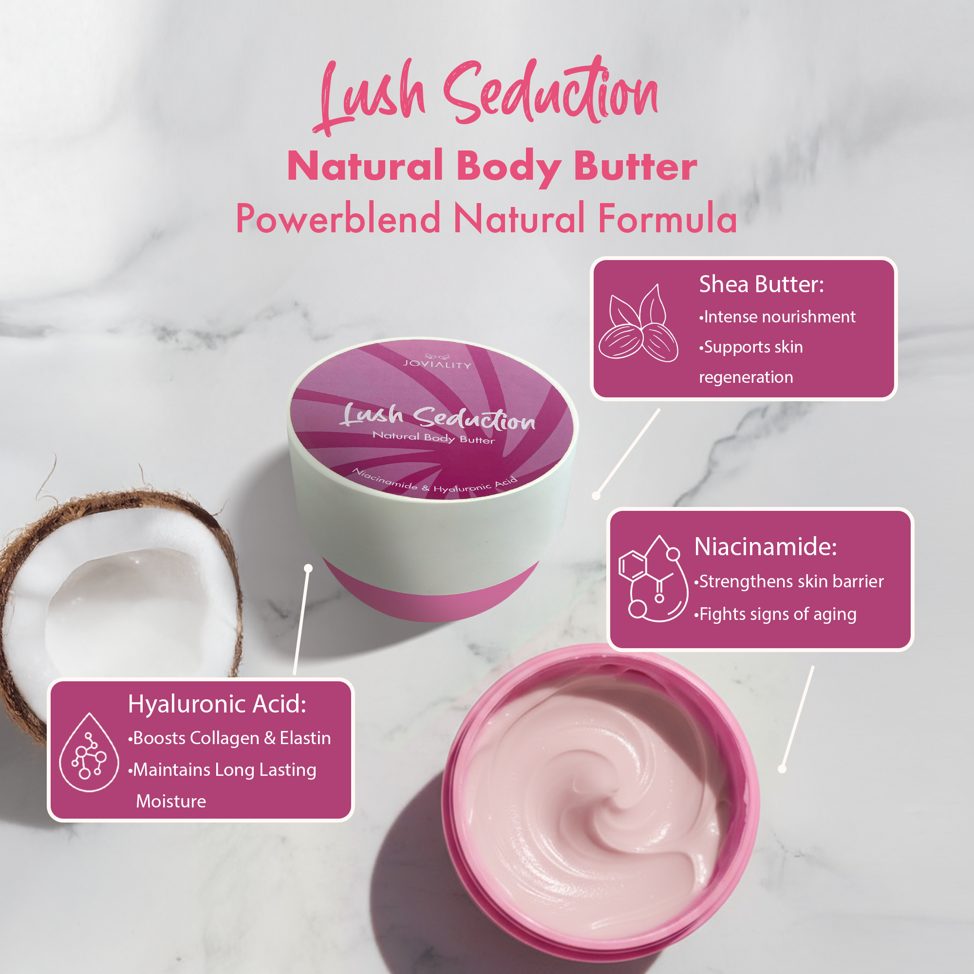 Natural Body Butter - Lush Seduction
