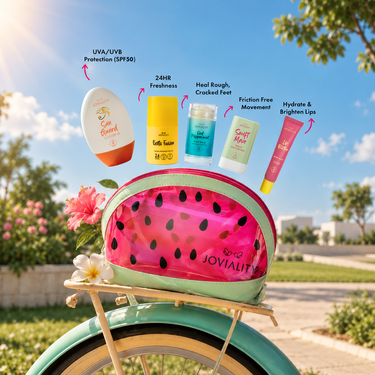 Always On The Go Bundle - Free Watermelon Pouch-SunGuard - Sunscreen SPF50