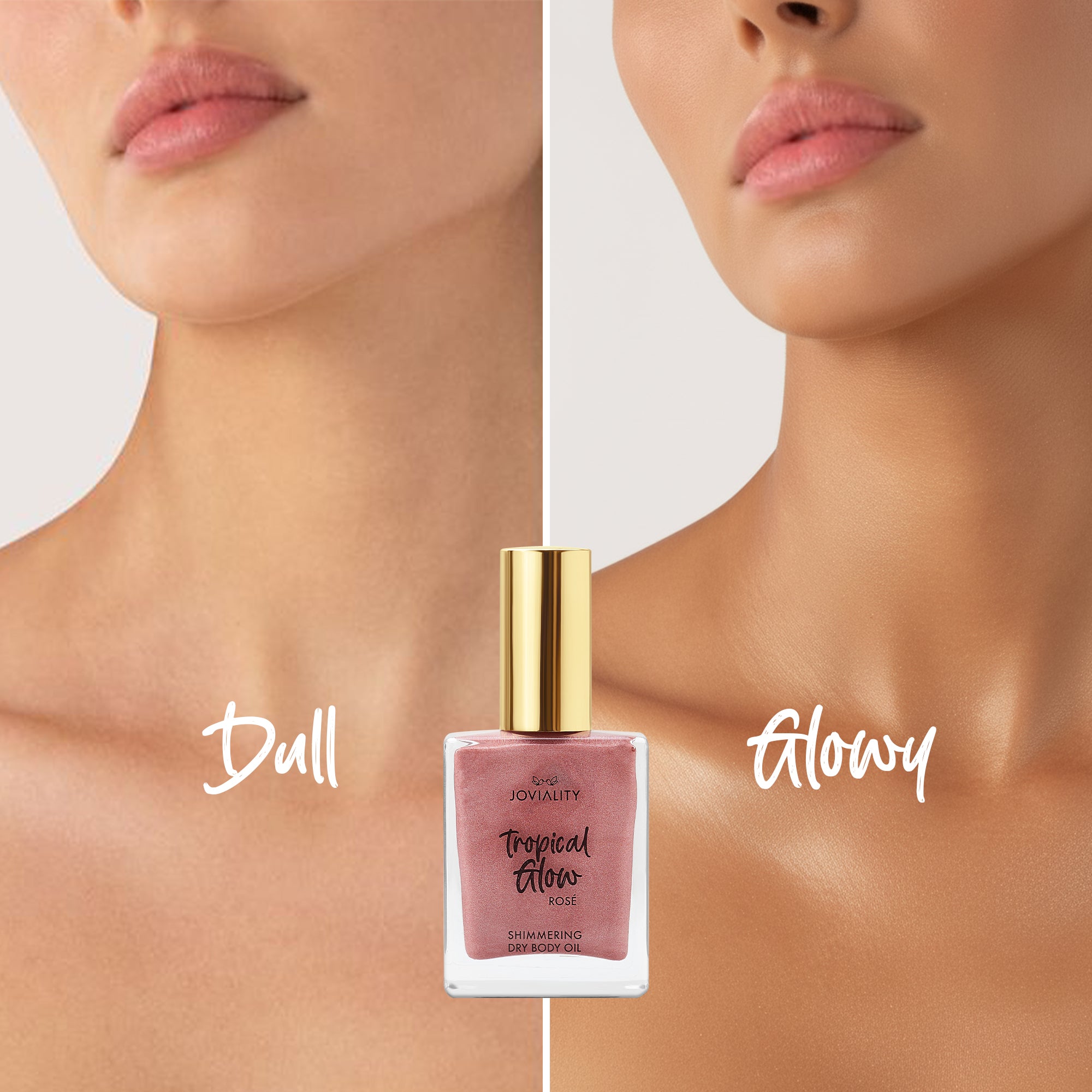 Tropical Glow Shimmering Dry Oil-Rosé - Joviality-eg