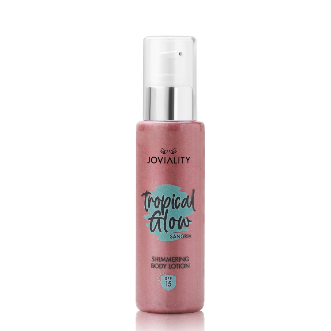 Tropical Glow Shimmering Lotion SPF 15- Sangria - Joviality-eg