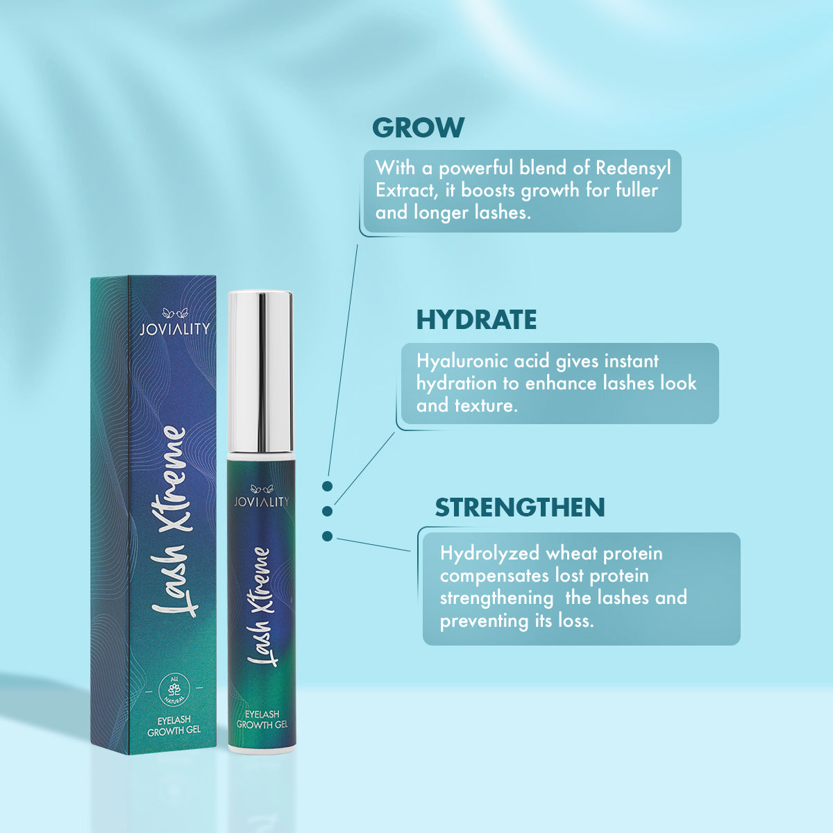 Lash Xtreme - Eyelash Growth Gel - Joviality-eg