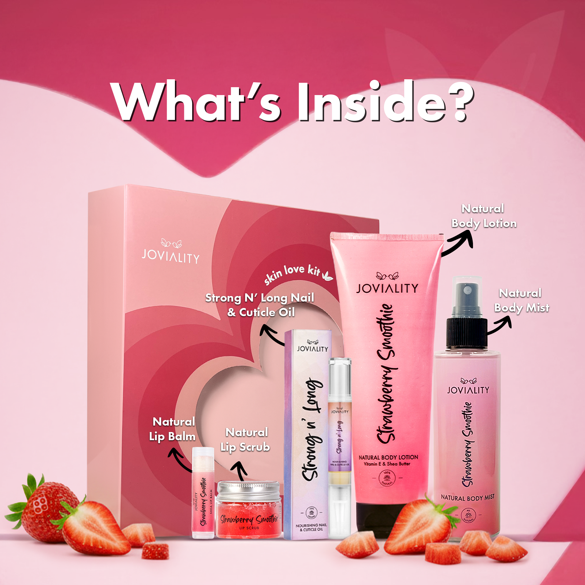 Skin Love Kit - Strawberry Smoothie - Joviality-eg
