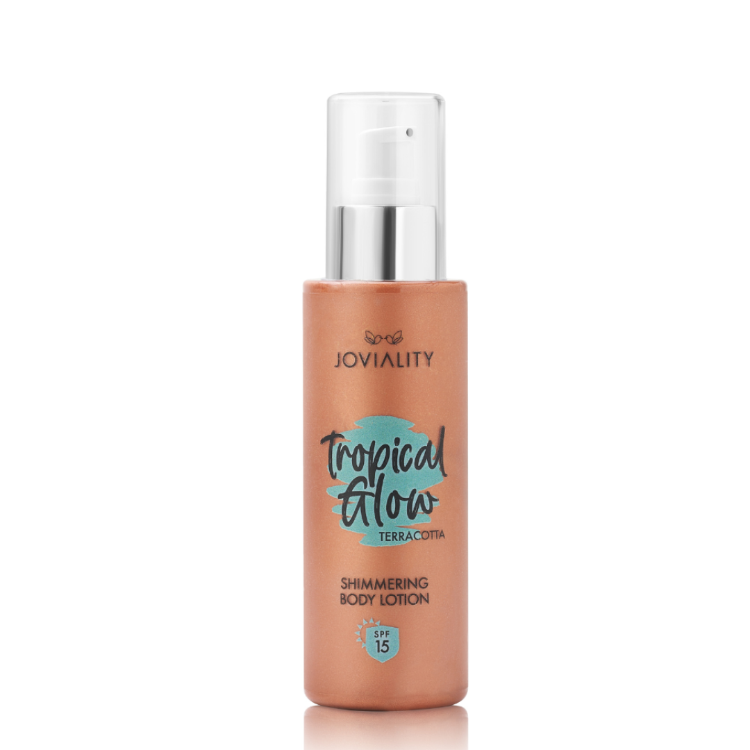 Tropical Glow Shimmering Lotion SPF 15- Terracotta - Joviality-eg