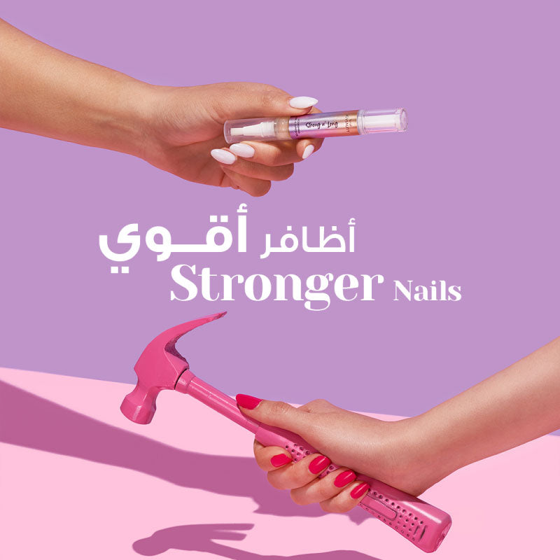 Strong N Long, Strong nails, longer nails, grow my nails, natural ingredients, all natural, 100% natural, hydrating, essential oils , joviality, nail care, egypt, international, olive oil, almond oil, vitamin e, brittle nails, dry nails, relief, repair, fast results, real results