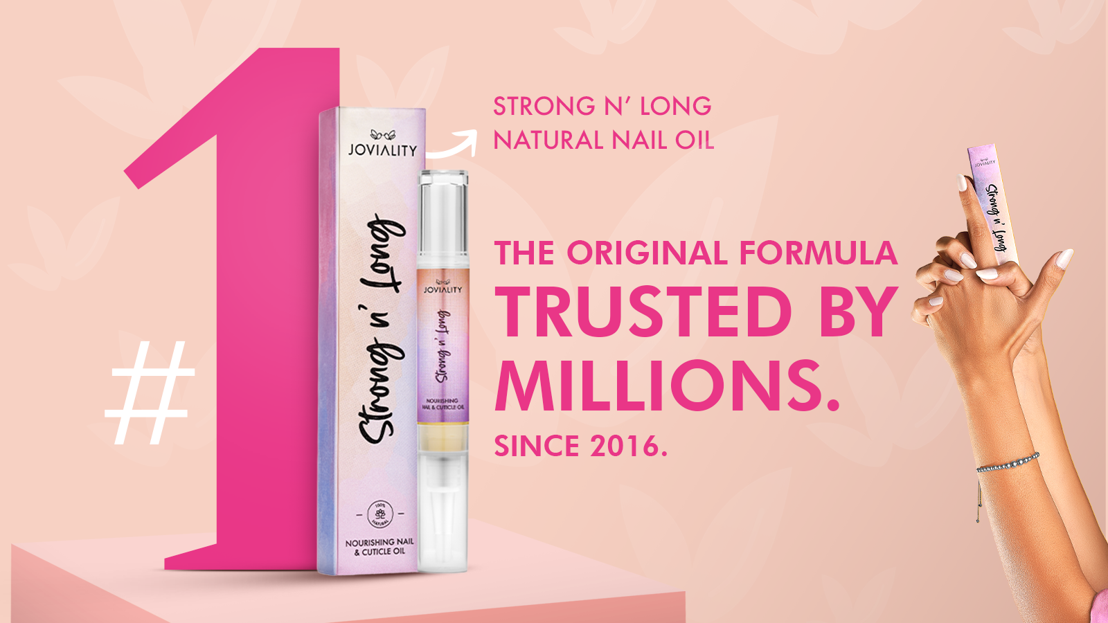 Not all nail oils are created equal, don’t settle for less than the original: Strong N’ Long Natural Nail and Cuticle Oil