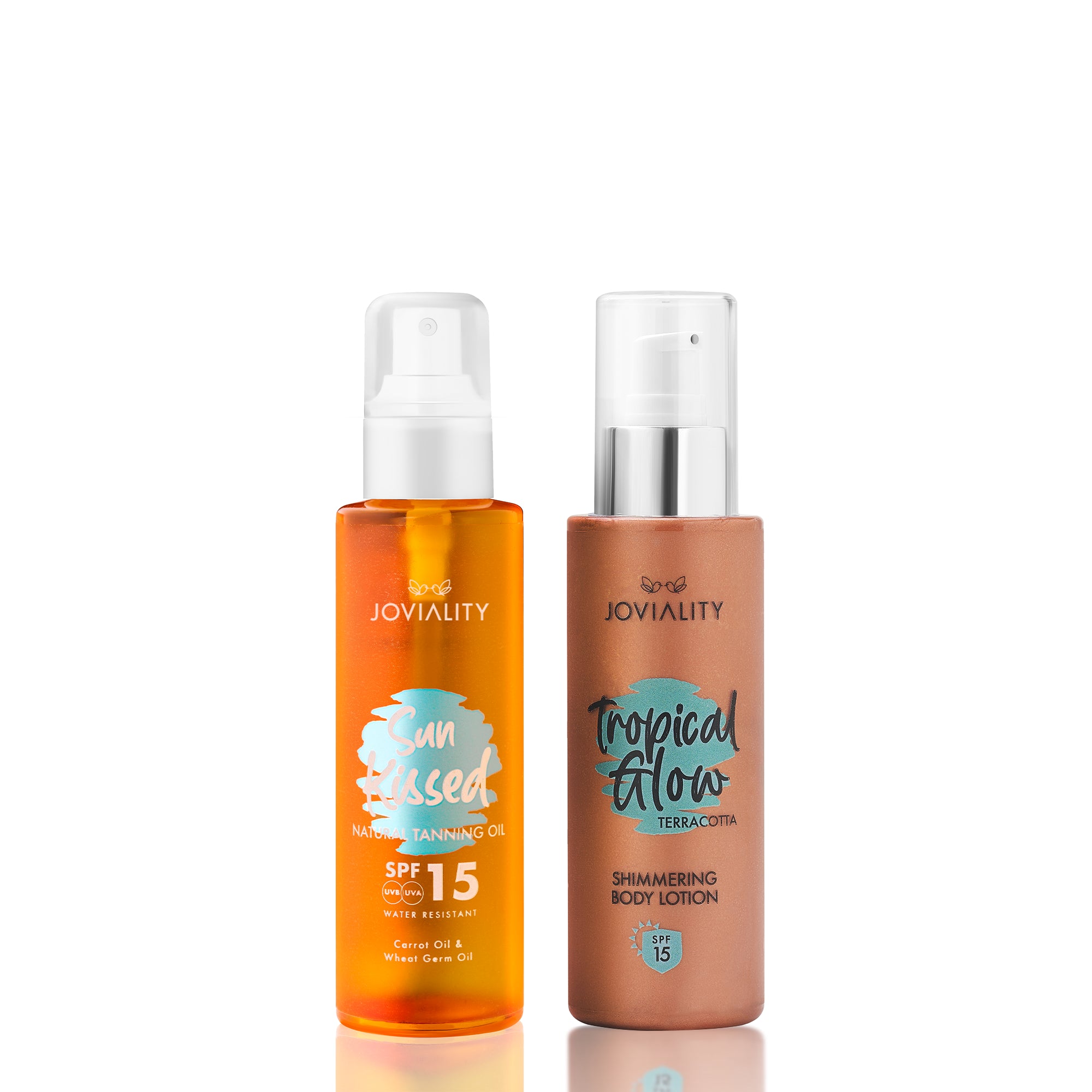 Protection Duo (SunKissed Tanning Oil + Tropical Glow Shimmering Lotion SPF15)