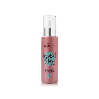 Tropical Glow Shimmering Lotion SPF 15- Sangria