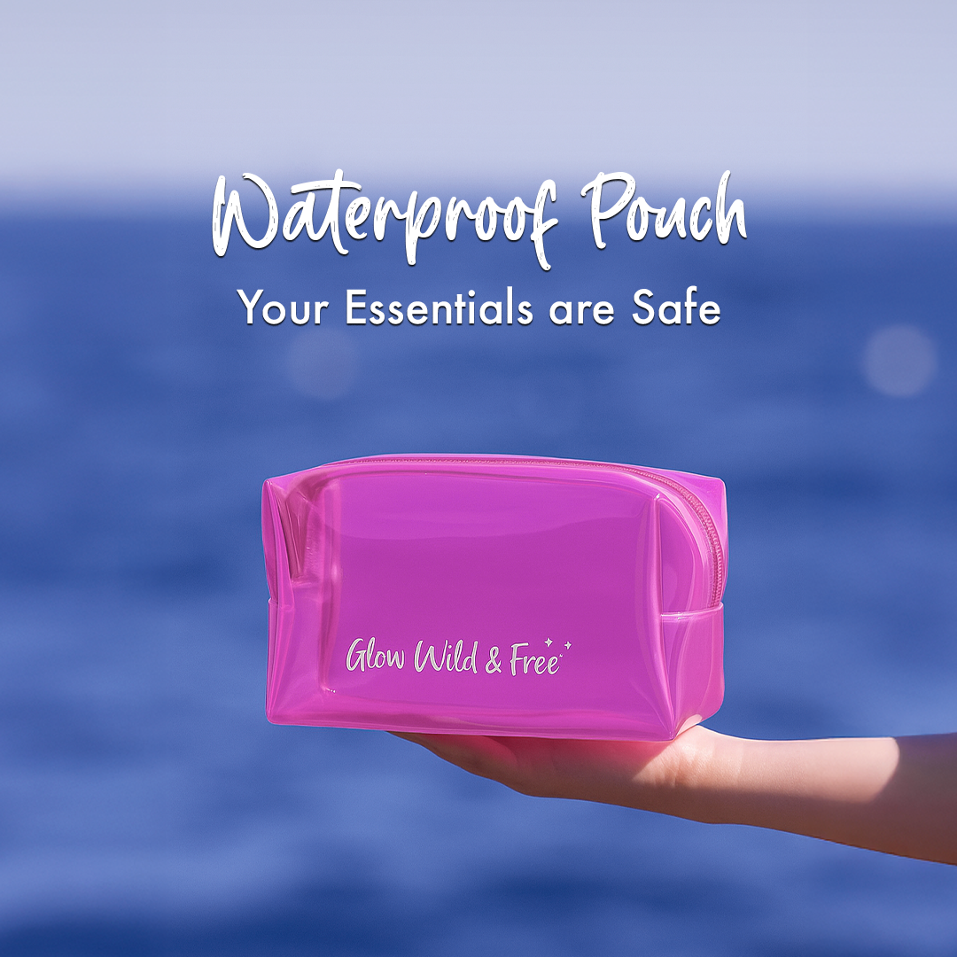 Glow Wild and Free- Pink Pouch