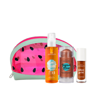 Glow Chaser Bundle- FREE Watermelon Pouch-Tanning Oil - Joviality-eg