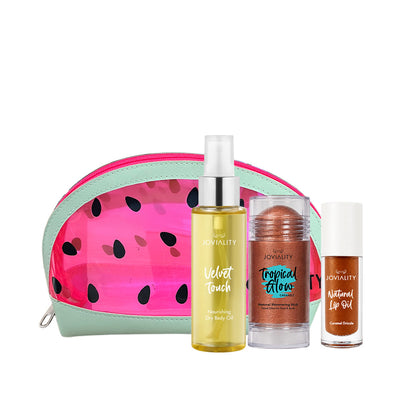 Glow Chaser Bundle- FREE Watermelon Pouch-Velvet Touch Dry Oil