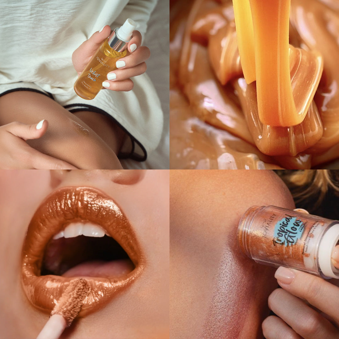 Glow Chaser Bundle- FREE Watermelon Pouch-Velvet Touch Dry Oil