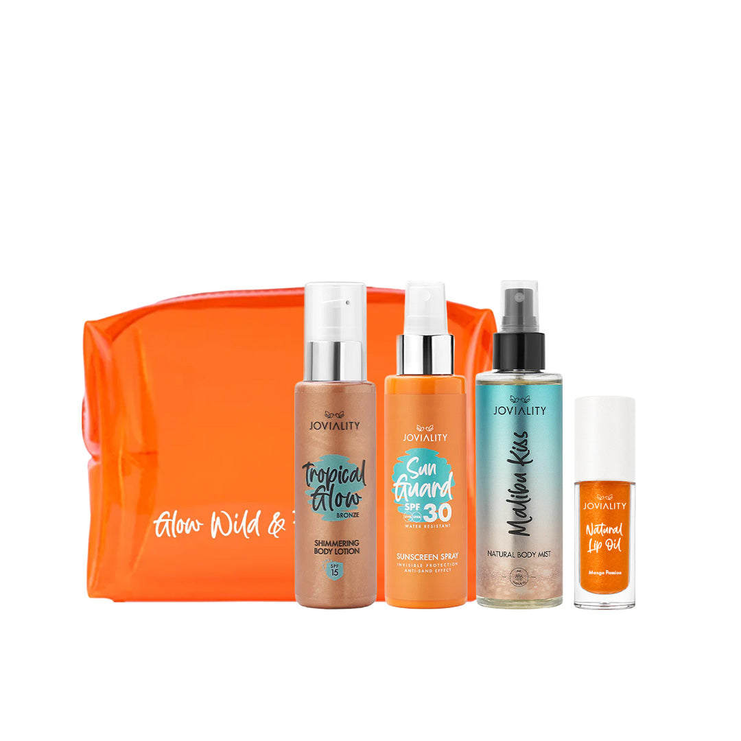 Beach Muse Bundle (Sun Guard + Bronze TG Lotion + Malibu Kiss Body Mist + Mango Passion Lip Oil )