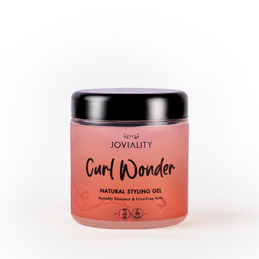 Curl wonder, natural styling gel, hair natural texture, steps how to hydrate define frizzy, Joviality, egypt, international, curly hair, curly heads, all natural, natural ingredients, silicone free, sulphate free, paraben free, pvp free, vegan, lightweight formula, avocado oil, aloe vera, defined curls, long lasting curls, nourish, healthy scalp, antioxidants, frizzy hair, dry hair, frizz free, tame frizz, more defined, wavy hair, real results