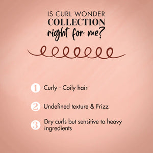 curl wonder leave in conditioner hydration definition Joviality curly coily hair undefined texture frizz, Curl Wonder Treatment Kit, Joviality, egypt, international, curly hair, curly heads, all natural, natural ingredients, silicone free, sulphate free, paraben free, pvp free, vegan, lightweight formula, avocado oil, aloe vera, defined curls, long lasting curls, nourish, healthy scalp, antioxidants, frizzy hair, dry hair, frizz free, tame frizz, more defined, wavy hair