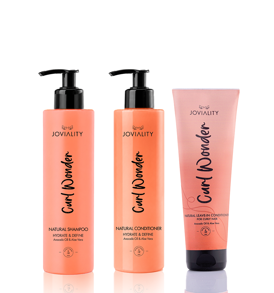 Curl Wonder - Starter Kit(Shampoo + Conditioner + Leave in 240ml )