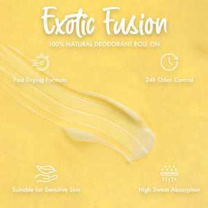Natural Roll On Deodorant - Exotic Fusion - Joviality-eg