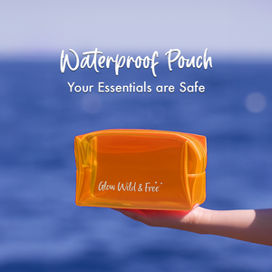 Sea, Sun, Self-Love- Orange Pouch - Joviality-eg