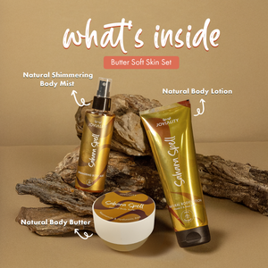 Butter Soft Skin Set (Butter+Lotion+Shimmering Mist) - Joviality-eg
