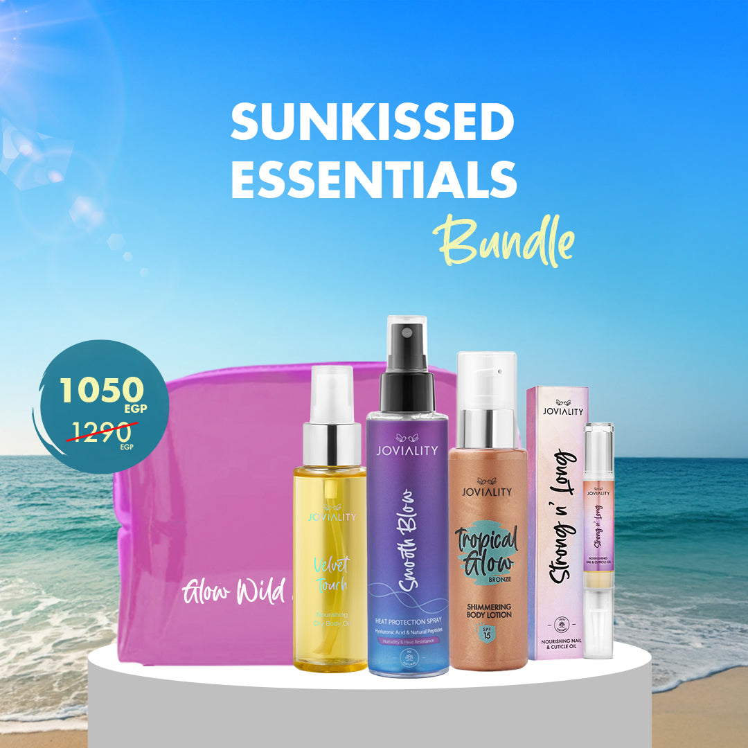 SunKissed Essentials Bundle with Pink Pouch