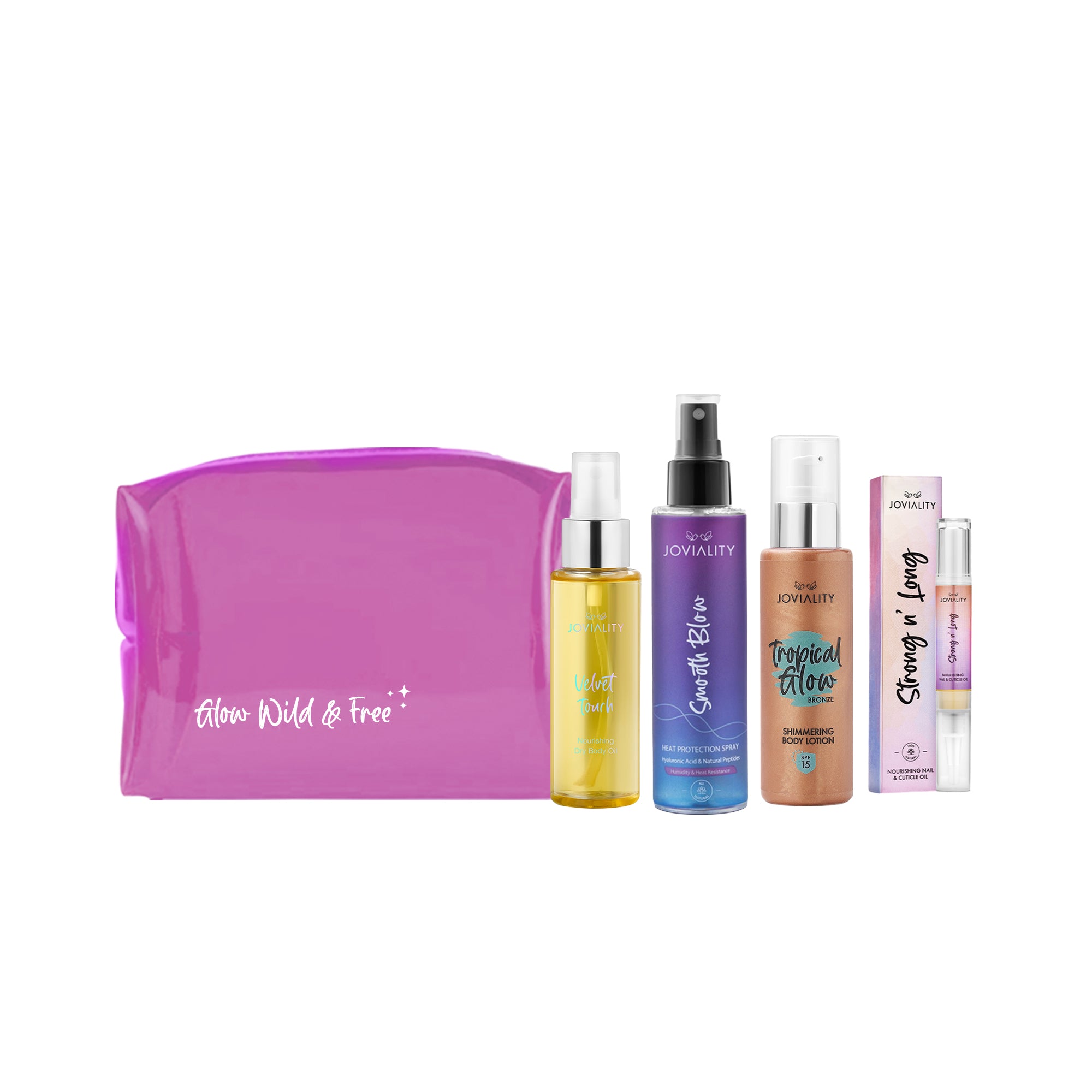 SunKissed Essentials Bundle with Pink Pouch
