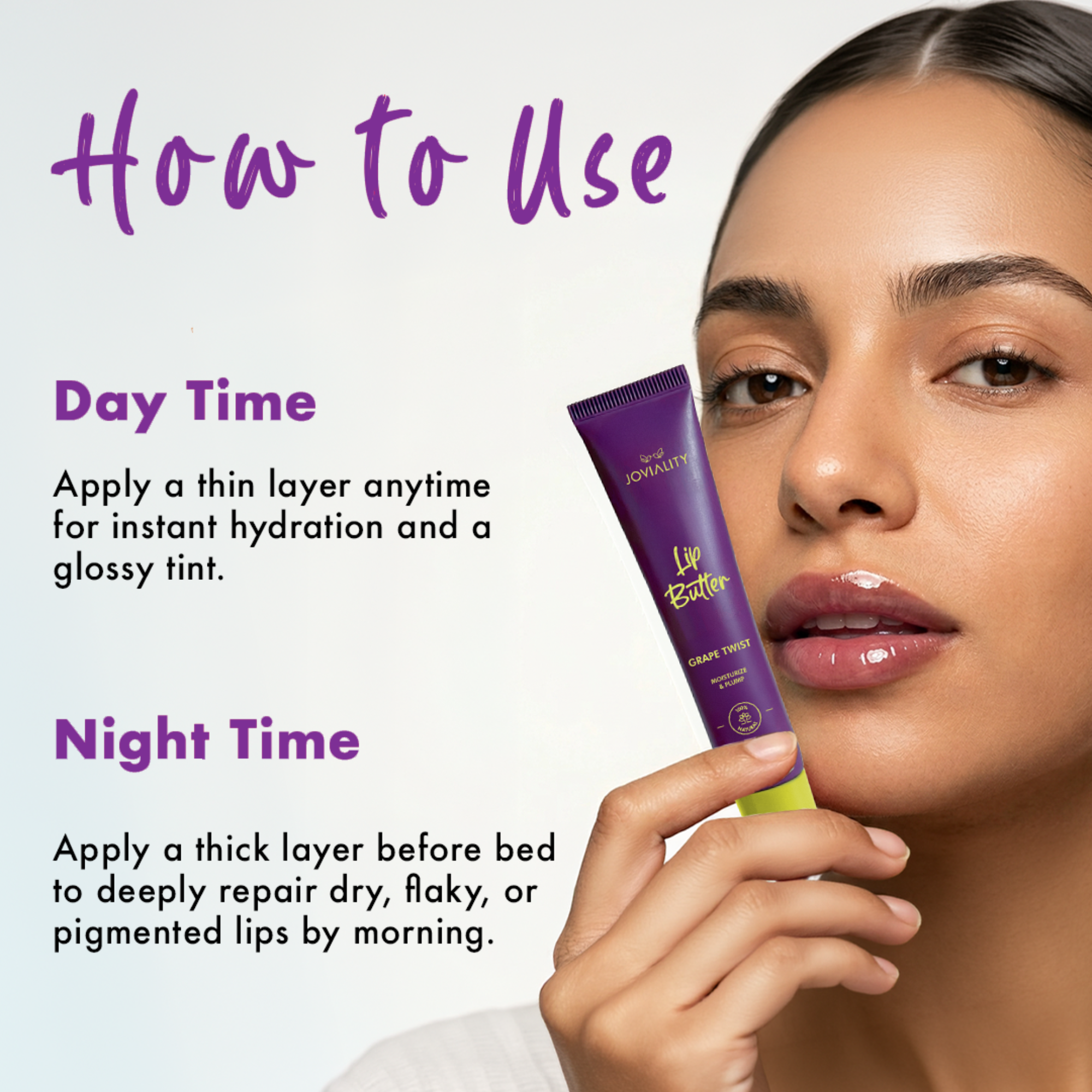 Grape Twist - Natural Lip Butter - Joviality-eg