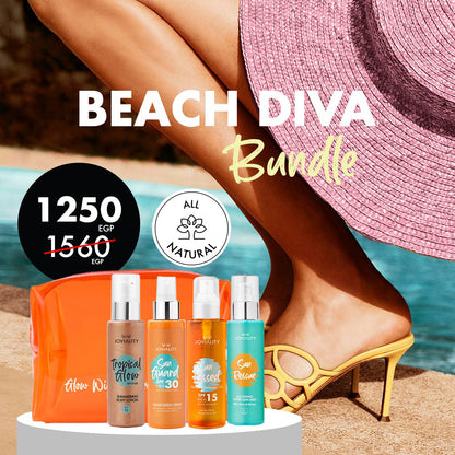 Beach Diva Bundle With Orange Pouch - Joviality-eg