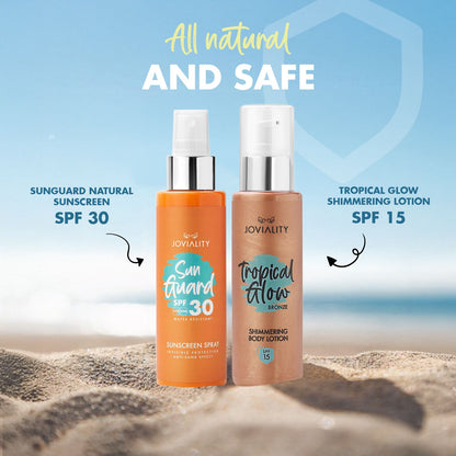 Protection Duo (Sunguard Sunscreen + Tropical Glow Shimmering Lotion) - Joviality-eg