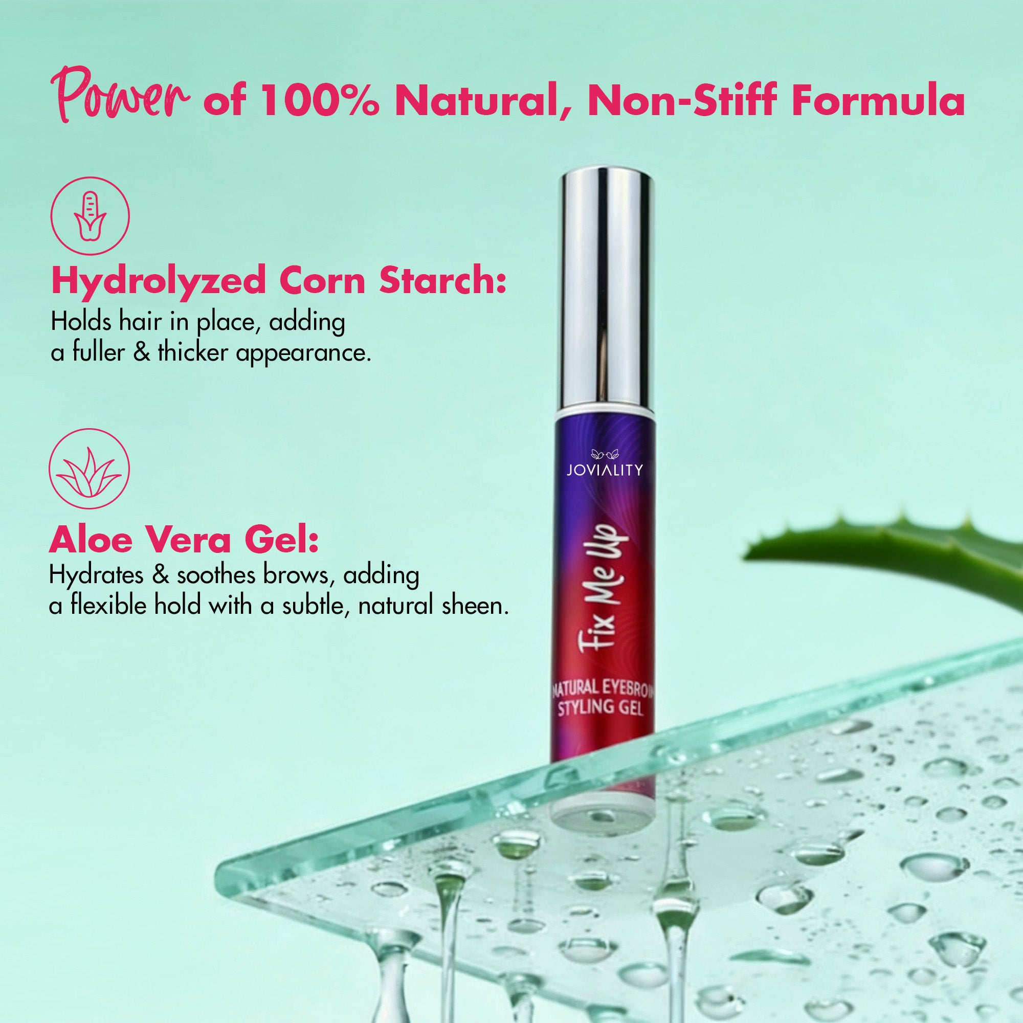 Fix Me Up - Natural Eyebrow Styling Gel - Joviality-eg
