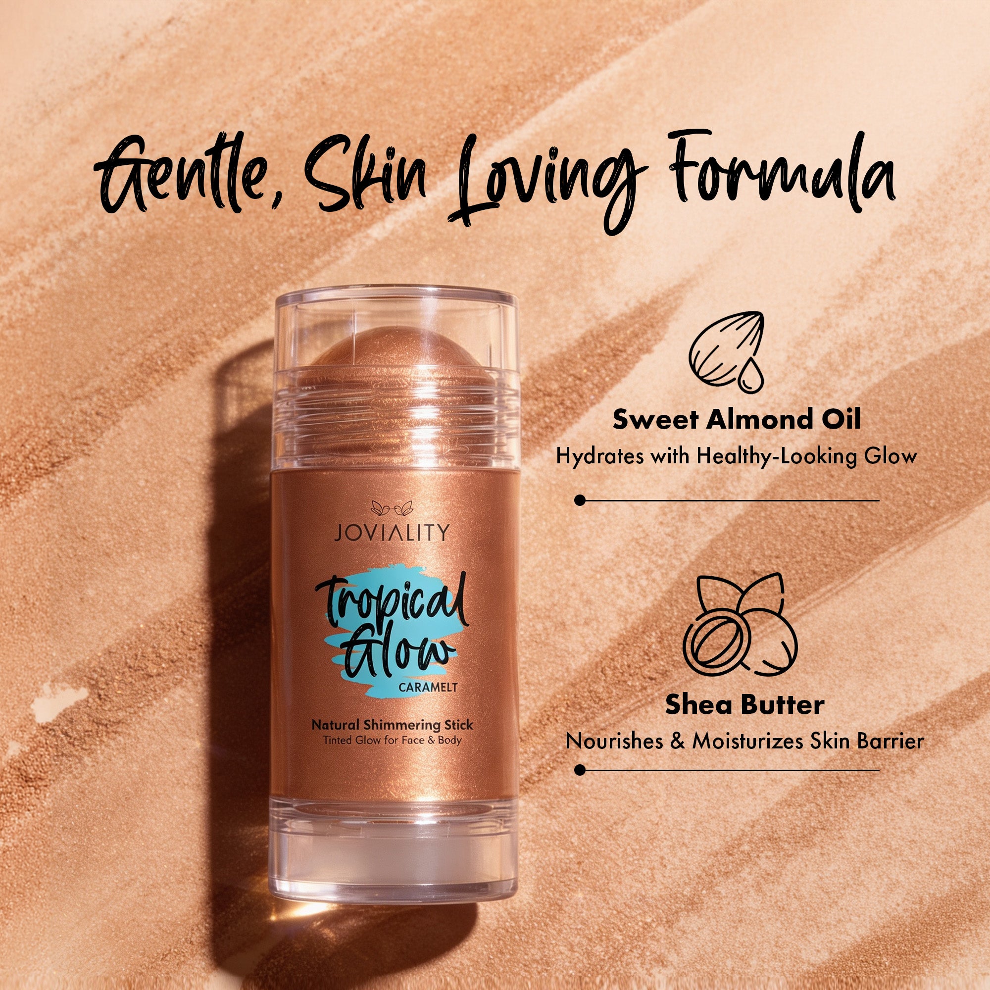 Caramelt- Tropical Glow Shimmering Stick - Joviality-eg