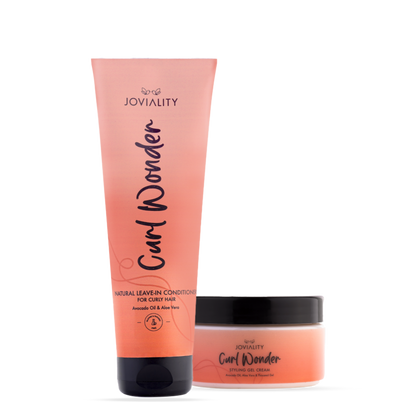Curl wonder, curl diva styling duo, hair natural texture, steps how to hydrate define frizzy, Joviality, egypt, international, curly hair, curly heads, all natural, natural ingredients, silicone free, sulphate free, paraben free, pvp free, vegan, lightweight formula, avocado oil, aloe vera, defined curls, long lasting curls, nourish, healthy scalp, antioxidants, frizzy hair, dry hair, frizz free, tame frizz, more defined, wavy hair, real results