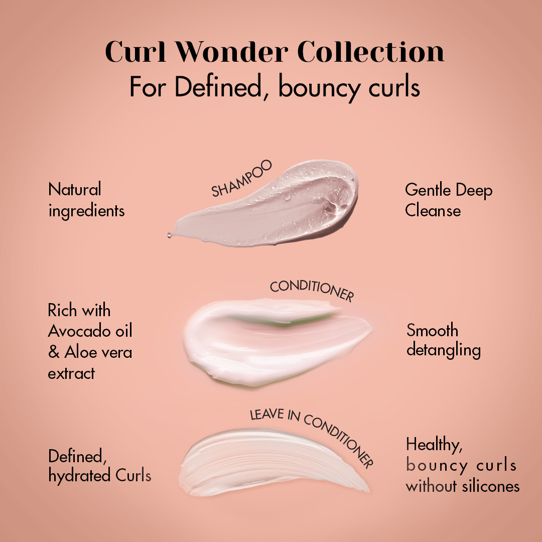 Curl wonder, starter kit, hair natural texture, steps how to hydrate define frizzy, Joviality, egypt, international, curly hair, curly heads, all natural, natural ingredients, silicone free, sulphate free, paraben free, pvp free, vegan, lightweight formula, avocado oil, aloe vera, defined curls, long lasting curls, nourish, healthy scalp, antioxidants, frizzy hair, dry hair, frizz free, tame frizz, more defined, wavy hair, real results, wavy hair, smooth, texture, information