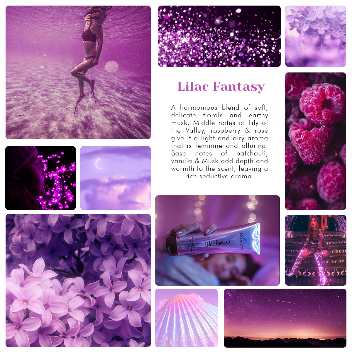 Natural Body Lotion - Lilac Fantasy - Joviality-eg