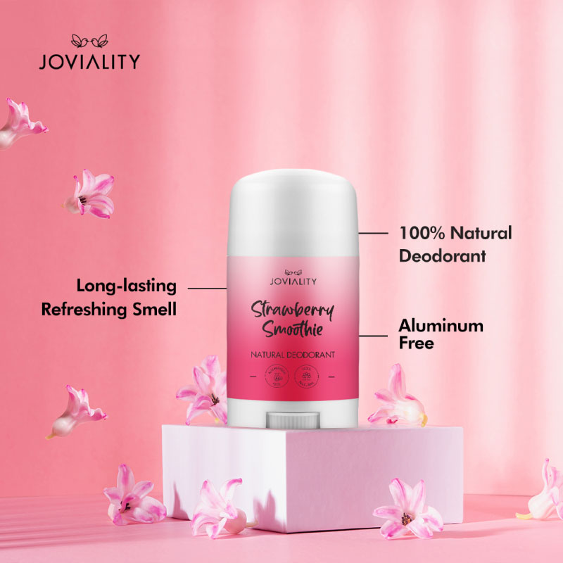 Strawberry Smoothie - Natural Deodorant - Joviality-eg