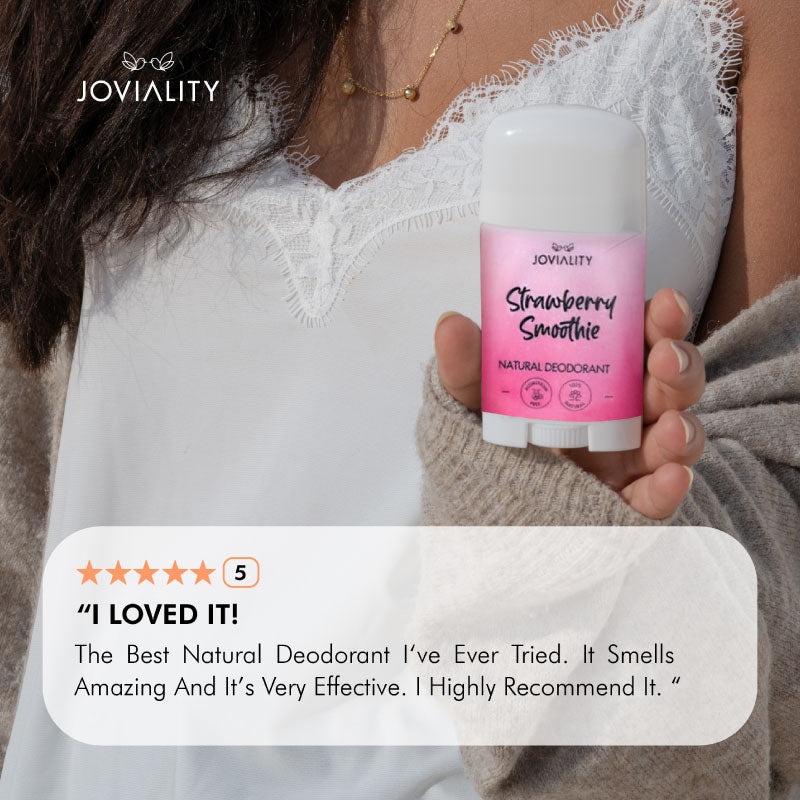 Strawberry Smoothie - Natural Deodorant - Joviality-eg
